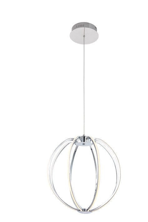 Domestic Lighting - Kinsella 8 X 4.5 Watt Warm White (3000K) LED Chrome Pendant