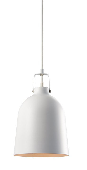 Domestic Lighting - Lazenby 60 Watt Matt White Pendant