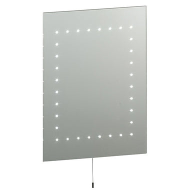 Domestic Lighting - Mareh IP44 2.5 Watt LED Illuminated Mirror With Pull Cord