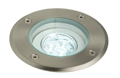 Domestic Lighting - Maxi Adjustable IP65 3 Watt Daylight Recessed Ground Light