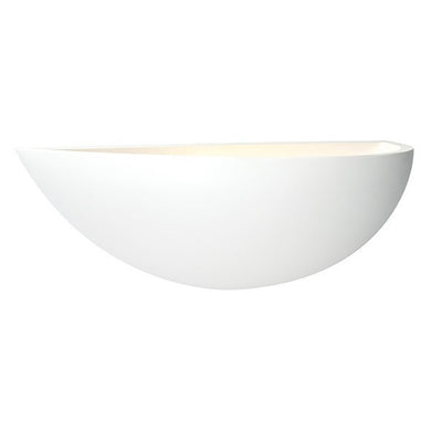 Domestic Lighting - Mini Crescent 40 Watt Plaster Wall Light