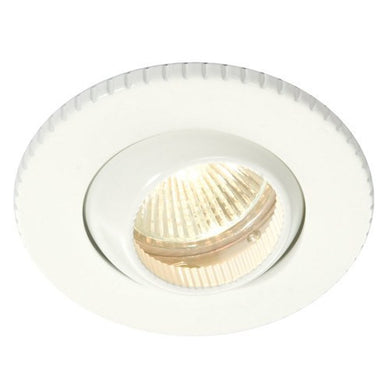 Domestic Lighting - Mist 50 Watt MR16 IP44 White Tilt Downlight