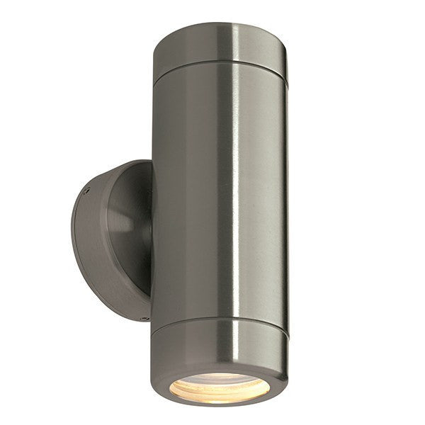 Domestic Lighting - Odyssey 2 X 35 Watt GU10 IP65 Stainless Steel Up/Down Wall Light