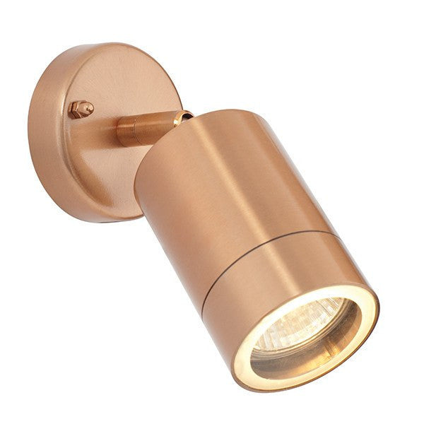 Domestic Lighting - Odyssey 35 Watt GU10 IP44 Copper Spot Light