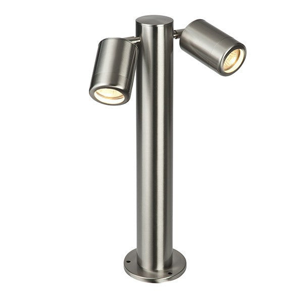 Domestic Lighting - Odyssey 450mm 2 X 35 Watt GU10 IP65 Stainless Steel Twin Bollard