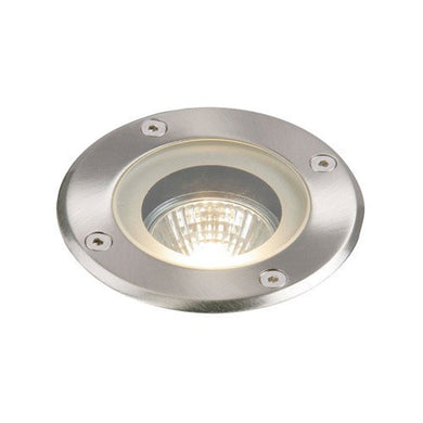 Domestic Lighting - Pillar 50 Watt GU10 IP65 Stainless Steel Recessed Ground Light