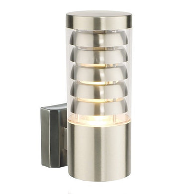 Domestic Lighting - Tango 9.2 Watt IP44 LED Modern Stainless Steel Wall Light