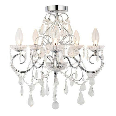 Domestic Lighting - Vela 5 Light IP44 Bathroom Chandelier