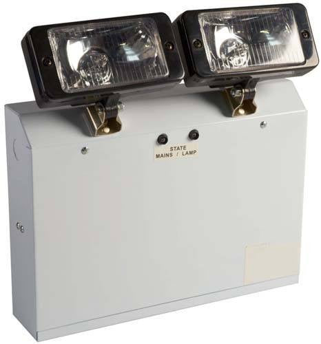 110V 2 x 20W 3 hour Non Maintained Emergency Twin Spot - Steel City Lighting