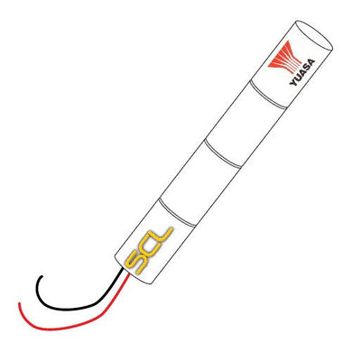 Emergency Lighting - 4 Cell Ni-Cad 4.8V 4Ah Stick Battery Pack