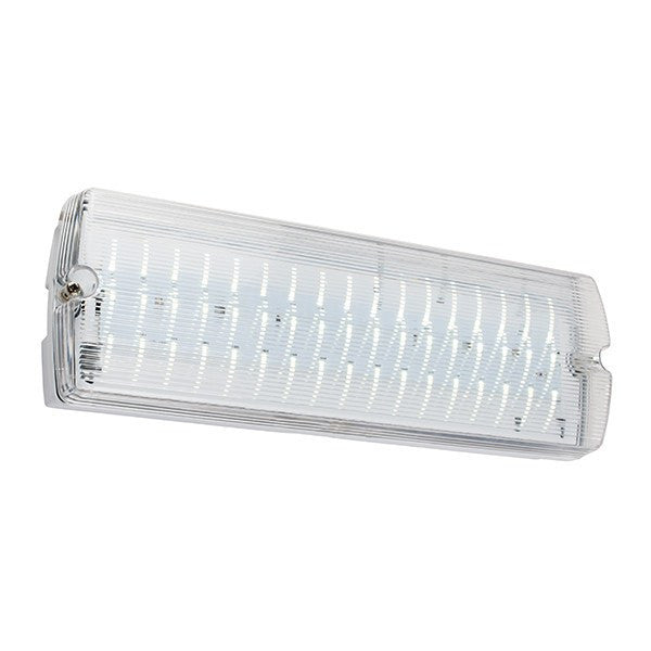 Emergency Lighting - Clipo 3 Watt IP65 Cool White (6000K) LED Maintained Emergency Bulkhead