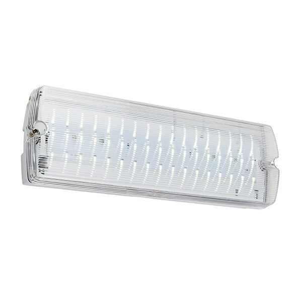 Emergency Lighting - Clipo 3 Watt IP65 Cool White (6000K) LED Non-Maintained Emergency Bulkhead