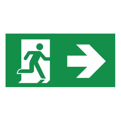 Emergency Lighting - EES8 Series Arrow Right ISO Legend