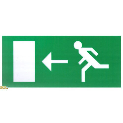 Emergency Lighting - EMR8WEXS Series Arrow Left Legend