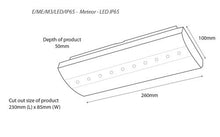 Emergency Lighting - Meteor Slimline LED Maintained IP65 Emergency Bulkhead