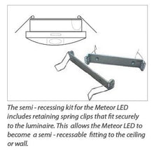 Emergency Lighting - Meteor Slimline LED Maintained IP65 Emergency Bulkhead