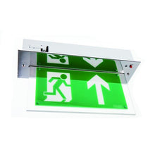 Emergency Lighting - Vale LED Maintained Selt Test LED Recessed Exit Sign