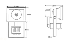 30 Watt 3,000lm Daylight IP44 PIR Floodlight