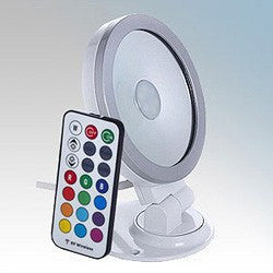 15 watt ip65 colour changing floodlight with remote control - Steel City Lighting