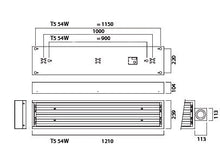 Industrial Lighting - Compact 4 X 54 Watt T5 HF Low Bay