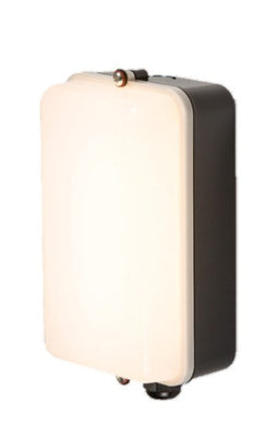 LED Lighting - 5 Watt IP54 LED Black/Opal Amenity Bulkhead