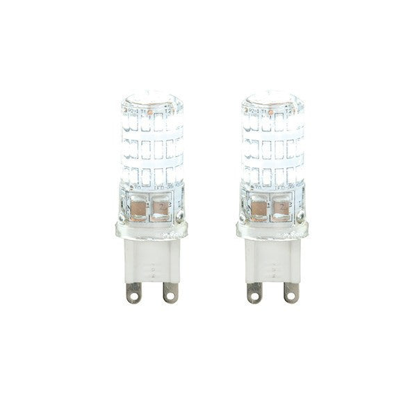 Replacement Lamps - 3 Watt G9 Cool White (6000K) SMD LED Lamp Twin Pack