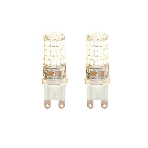 Replacement Lamps - 3 Watt G9 Warm White (3000K) SMD LED Lamp Twin Pack