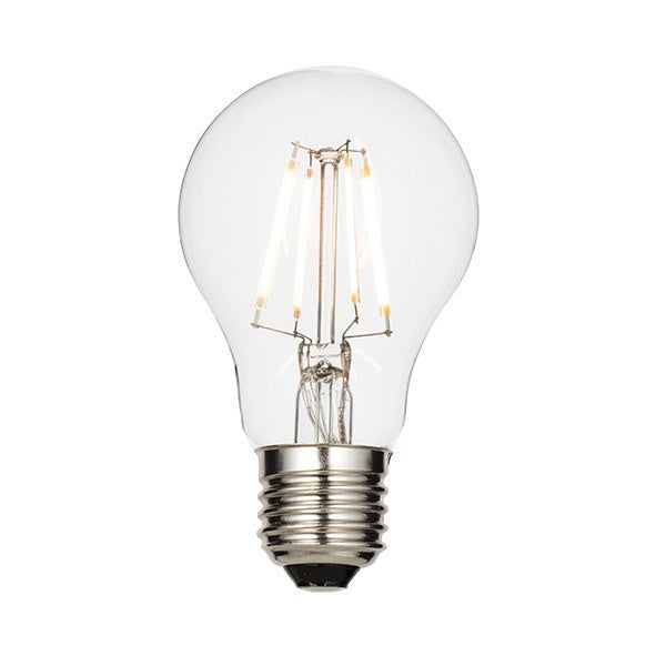 Replacement Lamps - 4.3 Watt Warm White (2700K) LED Filament Edison Screw (E27) Clear GLS Lamp