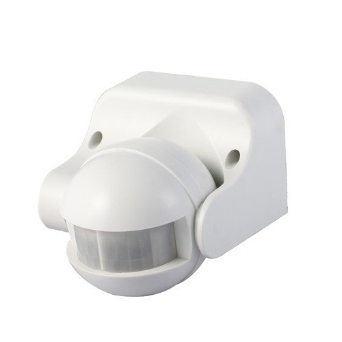 Security Lighting - 180° IP44 White PIR Sensor