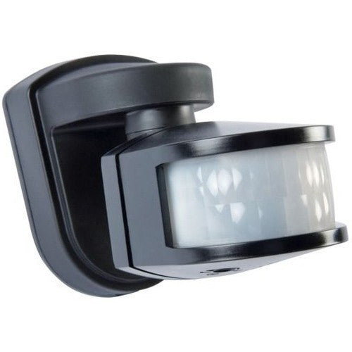 Security Lighting - 2,300 Watt 180º Wall Mounted Black Standalone PIR