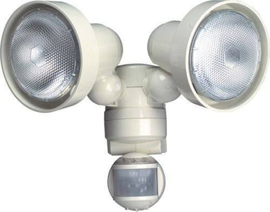 Security Lighting - 2 X 75 Watt PIR Twin Spot Security Light