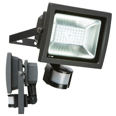 Security Lighting - 30 Watt 2,700lm Daylight IP44 PIR Floodlight