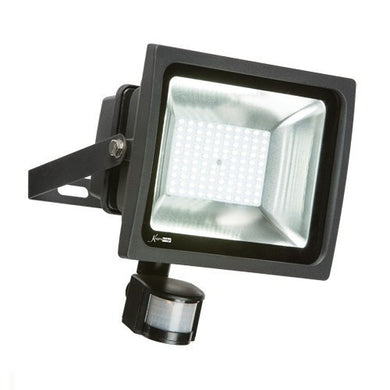 Security Lighting - 50 Watt 4,800lm Daylight IP44 PIR Floodlight