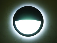 Security Lighting - 6 Watt 480lm LED Photocell IP66 Eyelid Circular Wall Light