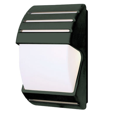 Security Lighting - Keep 2 X 9 Watt IP44 Matt Black Photocell Wall Light