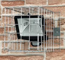 Security Lighting - Security Floodlight Wire Cage Guard