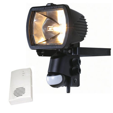 Security Lighting - Security PIR Floodlight With Chime/Receiver Pack