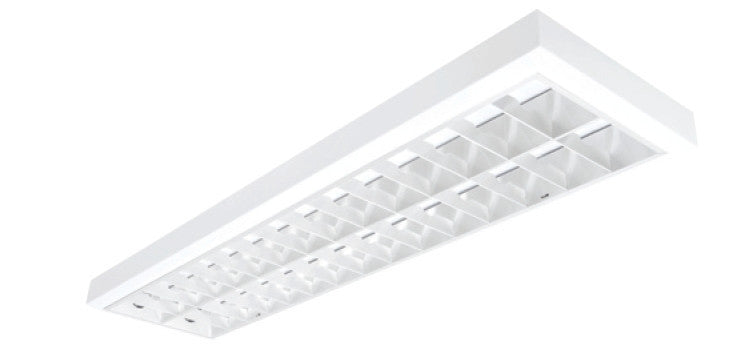 Surface Modular Lighting - 2 X 58 Watt CAT2 Surface High Frequency Fitting With Emergency Gear